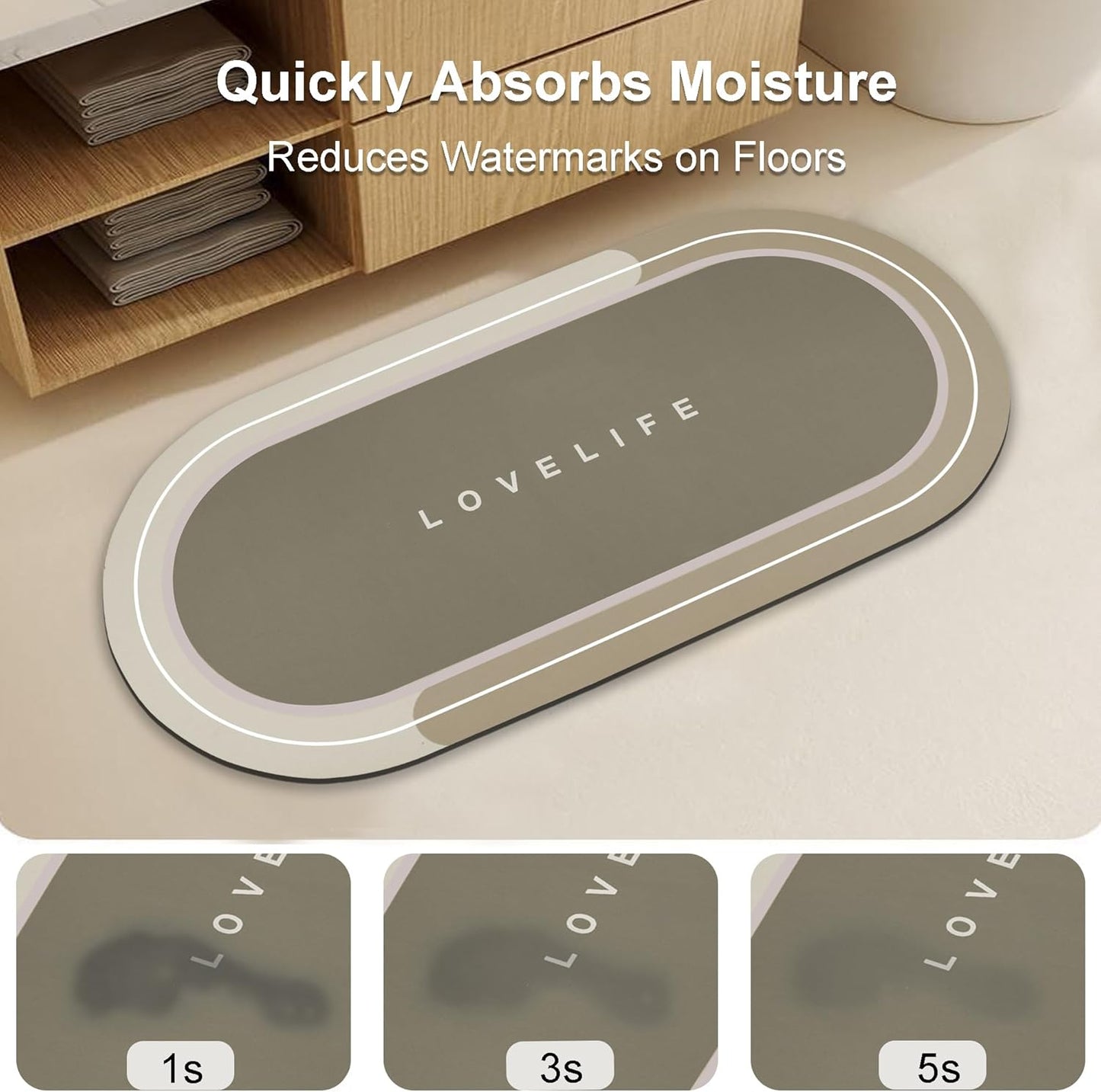 Super Absorbent Bath Floor Mat