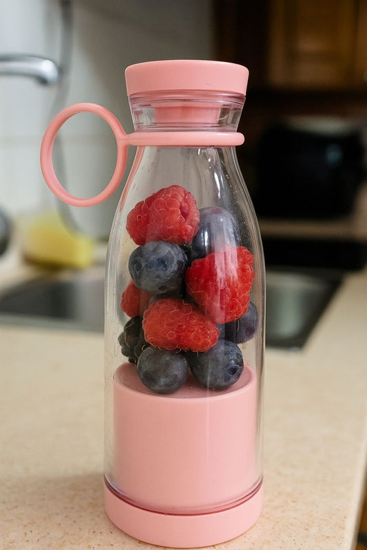 Portable 420ml Juicer Blender with 6 Stainless Steel Blades