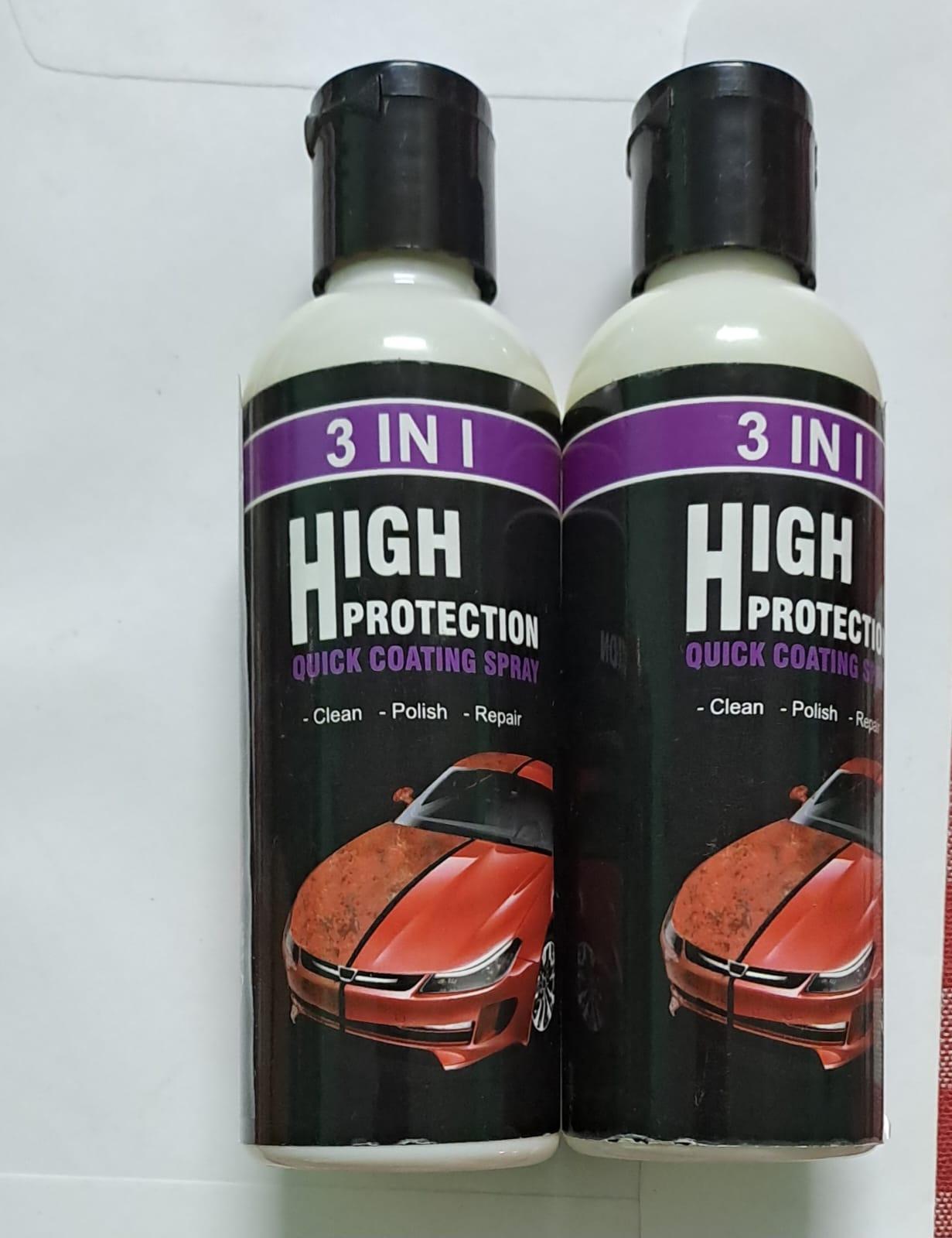Hydrophobic Polish Nano Coating Agent Car Scratch Spray (Pack of 2)