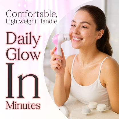 Facial Cleansing Brush 5 in 1 Portable Electric Facial Massager