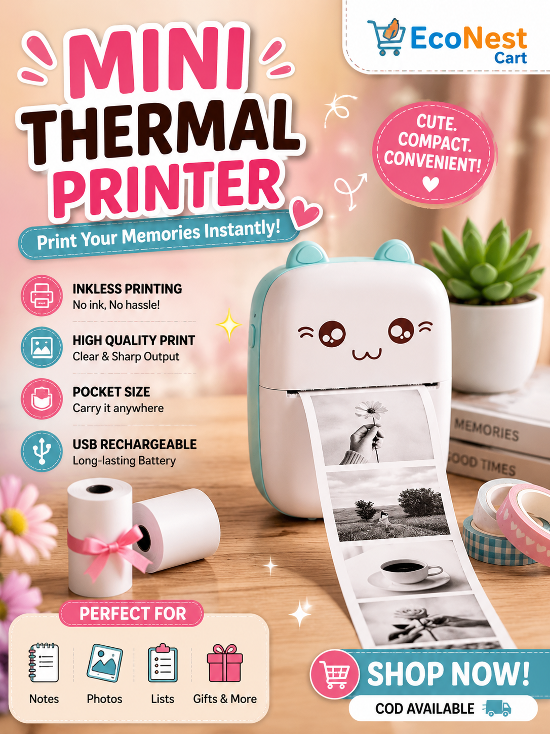 ENCart Mini Thermal printer
