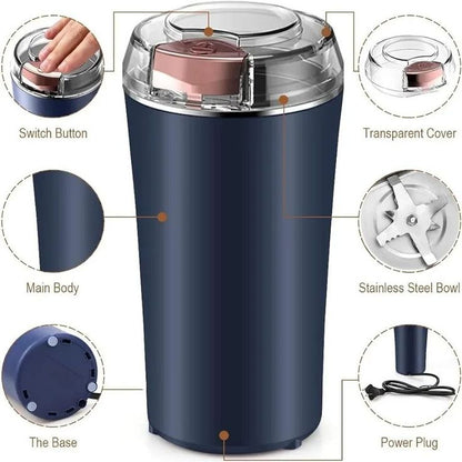 ENCart Mini Grinder & Blender for Coffee, Spices & More