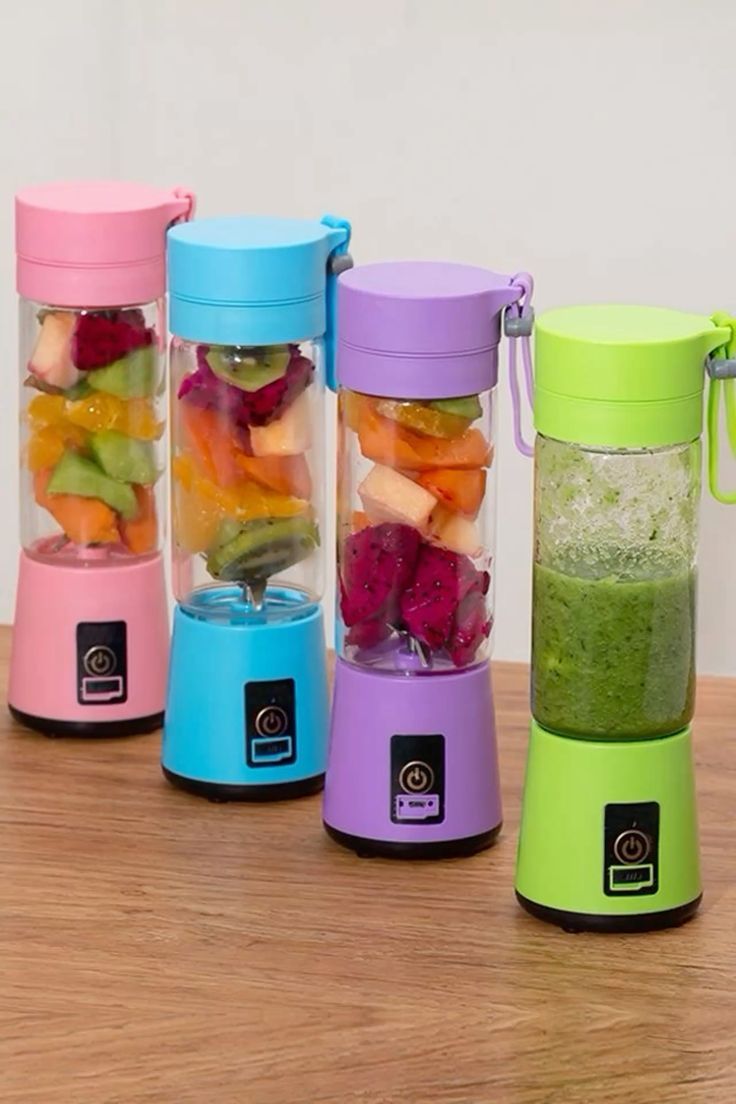 Portable USB Electric Juicer – 6-Blades Protein Shaker Blender Cup (380 ML)