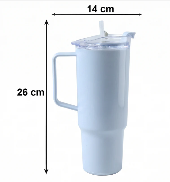 1800ml Travel Sipline Tumbler with Handle, Lid & Straw