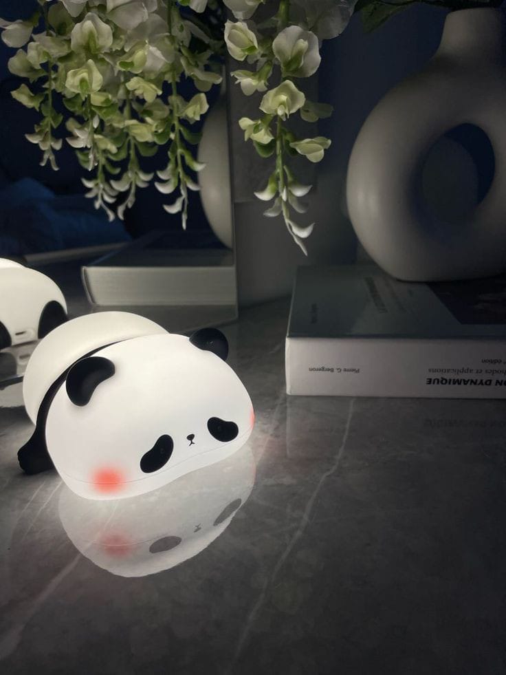 Cute Panda Lamp with 7 colors