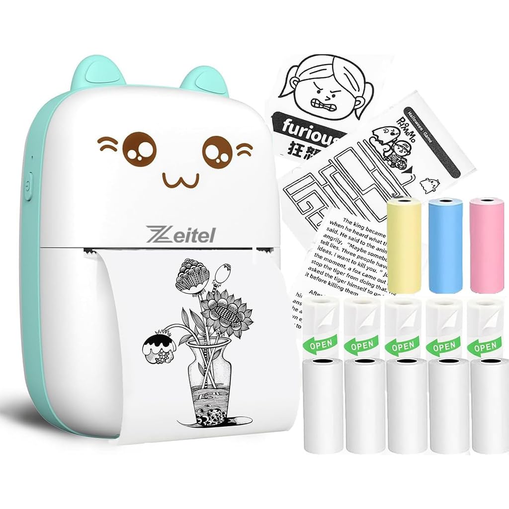 Mini Thermal Printer | Inkless Sticker Printer