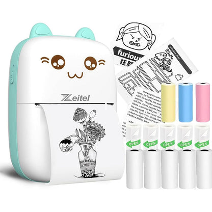 Mini Thermal Printer | Inkless Sticker Printer