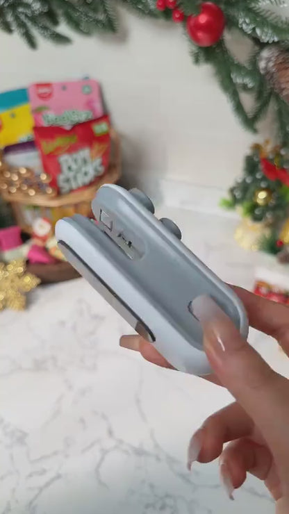 ENCart Mini Bag Sealer – 2 in 1 Portable Heat Seal & Cutter