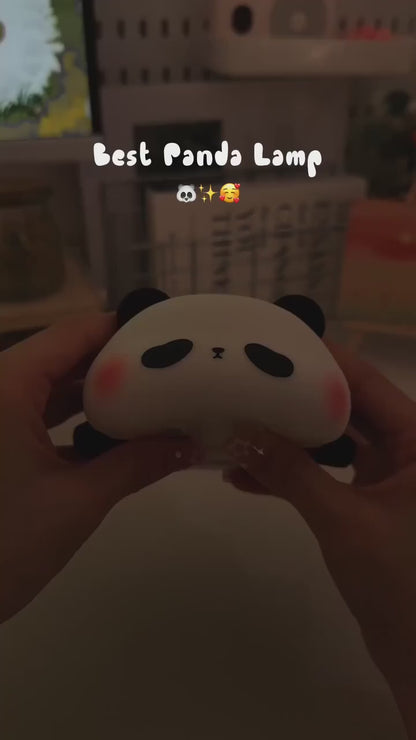 Cute Panda Lamp with 7 colors